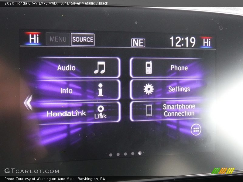 Lunar Silver Metallic / Black 2020 Honda CR-V EX-L AWD