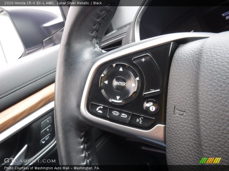 Lunar Silver Metallic / Black 2020 Honda CR-V EX-L AWD