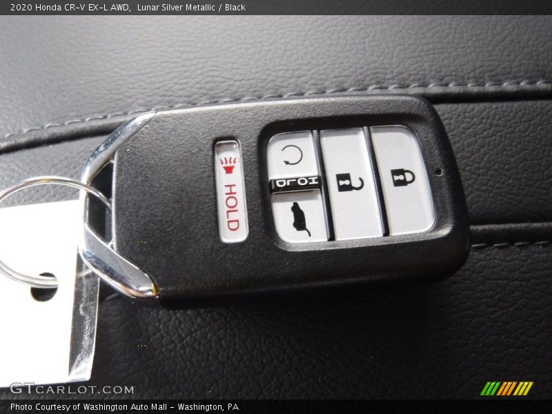 Lunar Silver Metallic / Black 2020 Honda CR-V EX-L AWD
