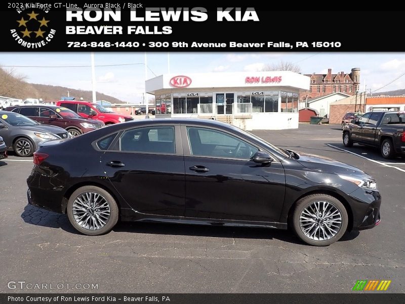 Aurora Black / Black 2023 Kia Forte GT-Line