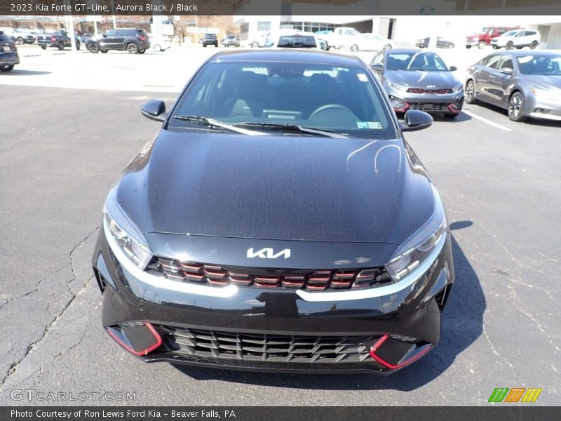 Aurora Black / Black 2023 Kia Forte GT-Line