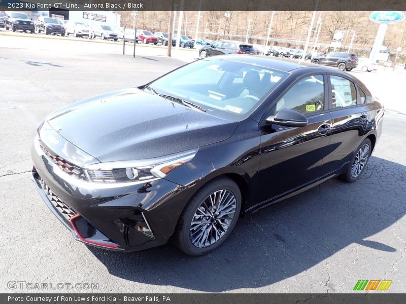 Aurora Black / Black 2023 Kia Forte GT-Line