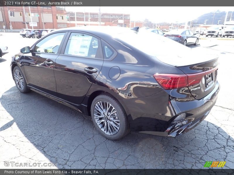 Aurora Black / Black 2023 Kia Forte GT-Line