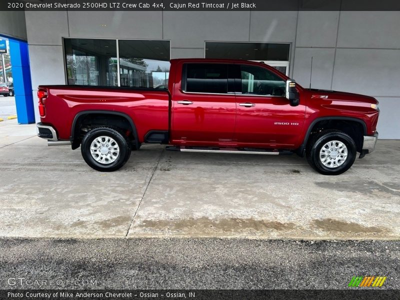 Cajun Red Tintcoat / Jet Black 2020 Chevrolet Silverado 2500HD LTZ Crew Cab 4x4