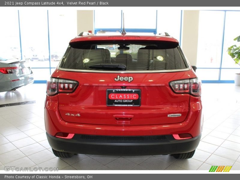 Velvet Red Pearl / Black 2021 Jeep Compass Latitude 4x4
