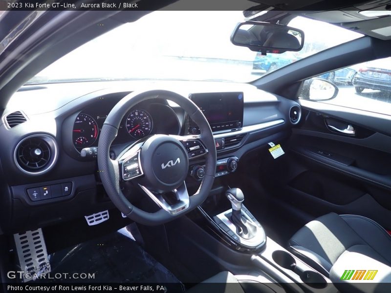 Aurora Black / Black 2023 Kia Forte GT-Line
