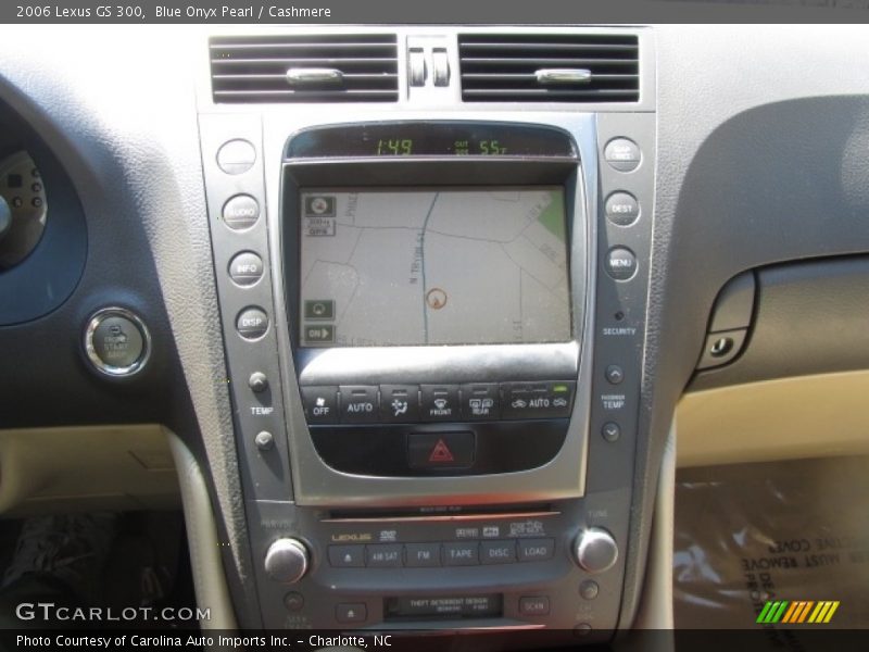 Blue Onyx Pearl / Cashmere 2006 Lexus GS 300