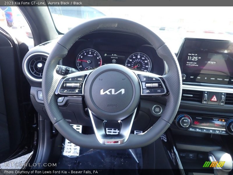 Aurora Black / Black 2023 Kia Forte GT-Line