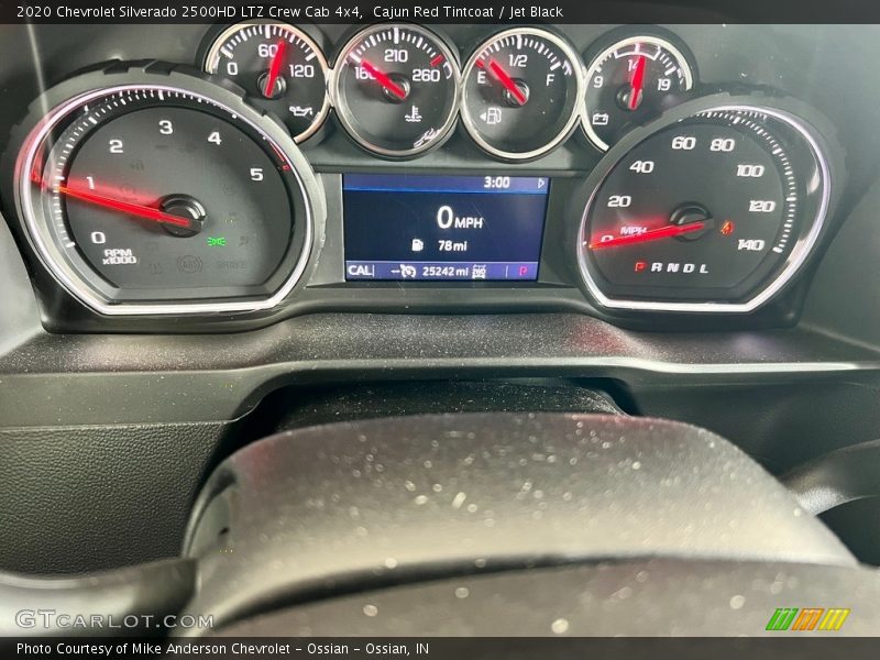 Cajun Red Tintcoat / Jet Black 2020 Chevrolet Silverado 2500HD LTZ Crew Cab 4x4