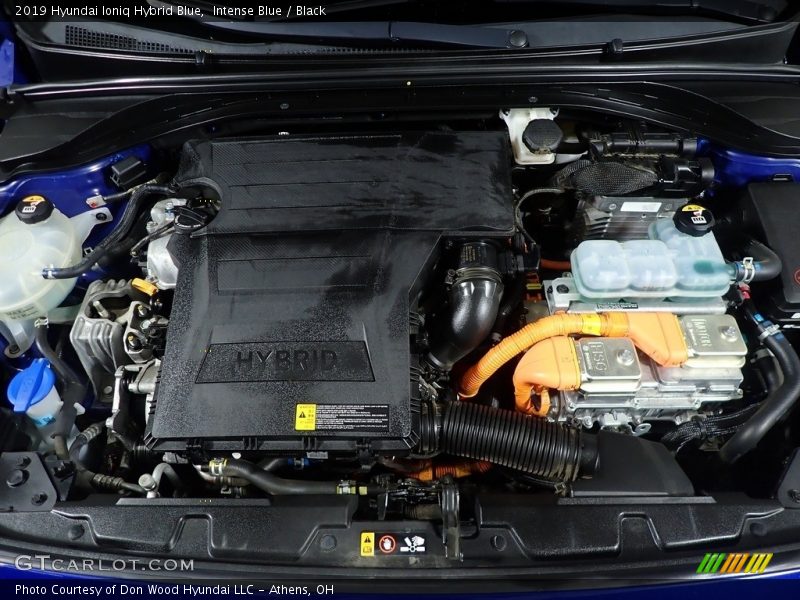 Intense Blue / Black 2019 Hyundai Ioniq Hybrid Blue