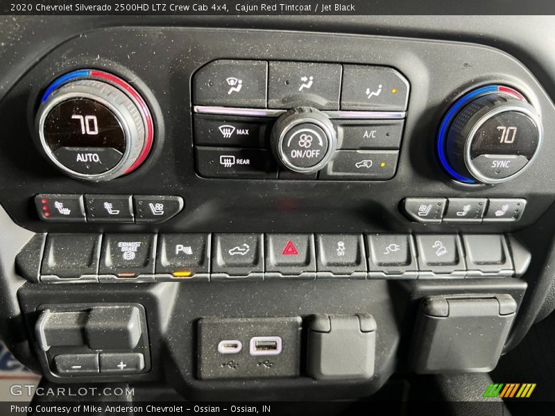 Cajun Red Tintcoat / Jet Black 2020 Chevrolet Silverado 2500HD LTZ Crew Cab 4x4