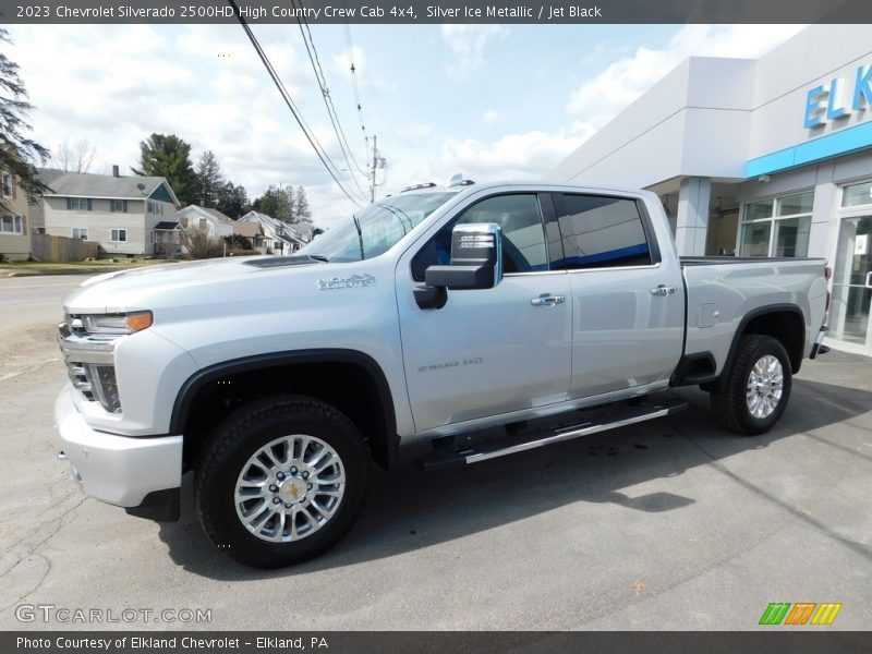 Silver Ice Metallic / Jet Black 2023 Chevrolet Silverado 2500HD High Country Crew Cab 4x4