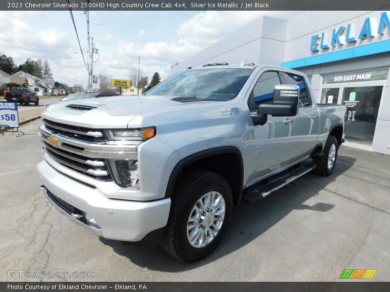 Silver Ice Metallic / Jet Black 2023 Chevrolet Silverado 2500HD High Country Crew Cab 4x4