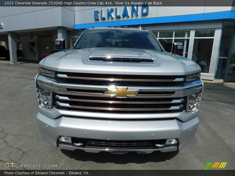 Silver Ice Metallic / Jet Black 2023 Chevrolet Silverado 2500HD High Country Crew Cab 4x4