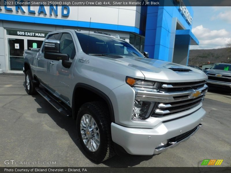 Silver Ice Metallic / Jet Black 2023 Chevrolet Silverado 2500HD High Country Crew Cab 4x4