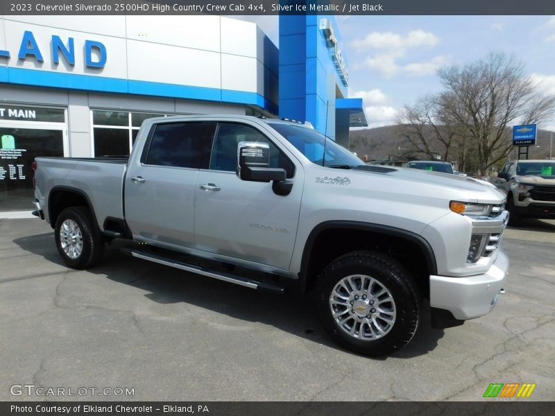 Silver Ice Metallic / Jet Black 2023 Chevrolet Silverado 2500HD High Country Crew Cab 4x4