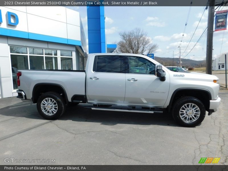Silver Ice Metallic / Jet Black 2023 Chevrolet Silverado 2500HD High Country Crew Cab 4x4