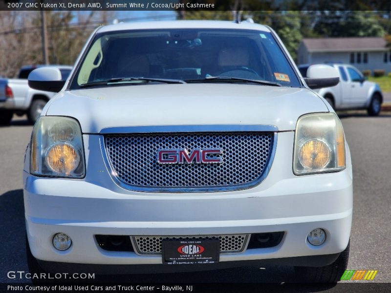 Summit White / Cocoa/Light Cashmere 2007 GMC Yukon XL Denali AWD