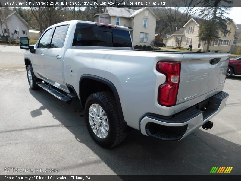 Silver Ice Metallic / Jet Black 2023 Chevrolet Silverado 2500HD High Country Crew Cab 4x4