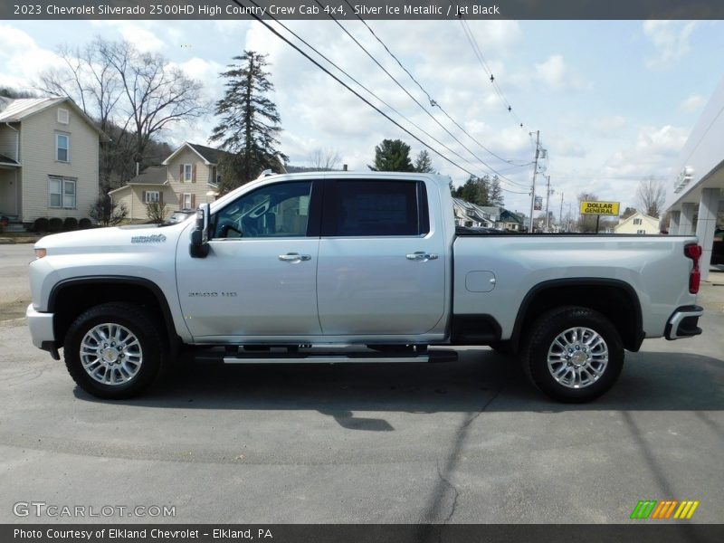 Silver Ice Metallic / Jet Black 2023 Chevrolet Silverado 2500HD High Country Crew Cab 4x4