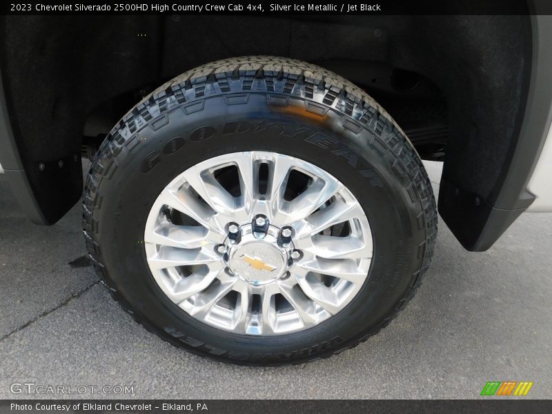 Silver Ice Metallic / Jet Black 2023 Chevrolet Silverado 2500HD High Country Crew Cab 4x4