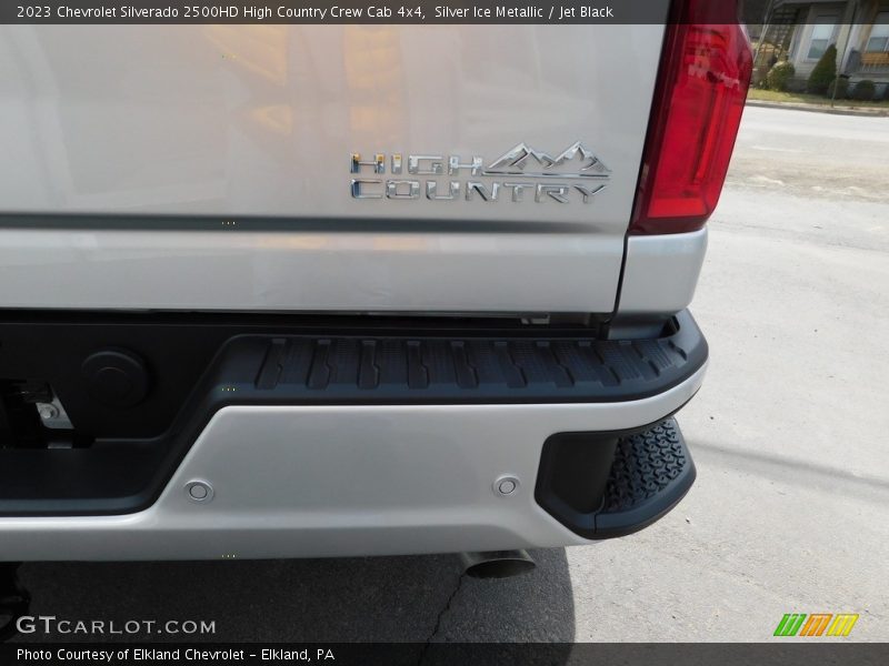 Silver Ice Metallic / Jet Black 2023 Chevrolet Silverado 2500HD High Country Crew Cab 4x4