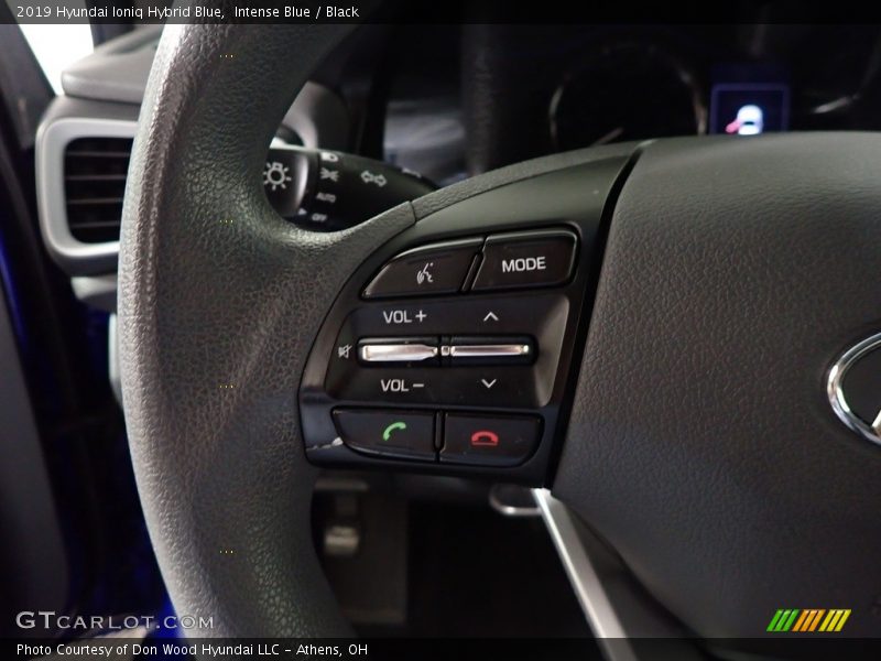 Intense Blue / Black 2019 Hyundai Ioniq Hybrid Blue