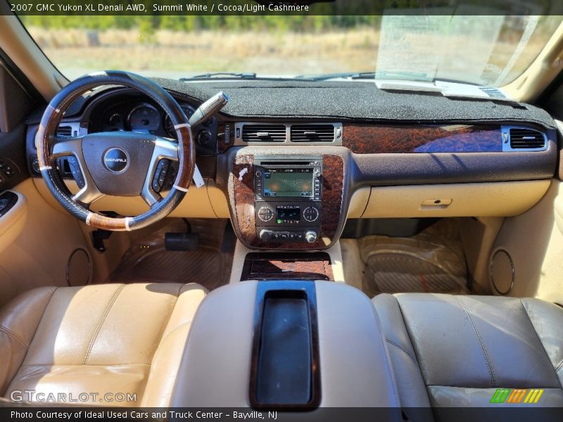 Summit White / Cocoa/Light Cashmere 2007 GMC Yukon XL Denali AWD