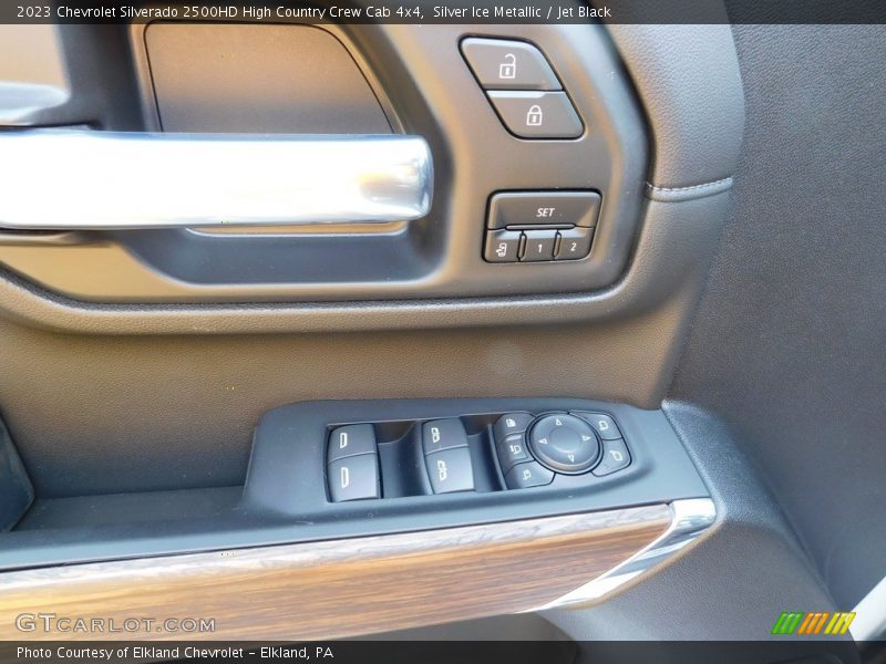 Silver Ice Metallic / Jet Black 2023 Chevrolet Silverado 2500HD High Country Crew Cab 4x4