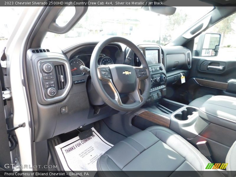 Silver Ice Metallic / Jet Black 2023 Chevrolet Silverado 2500HD High Country Crew Cab 4x4