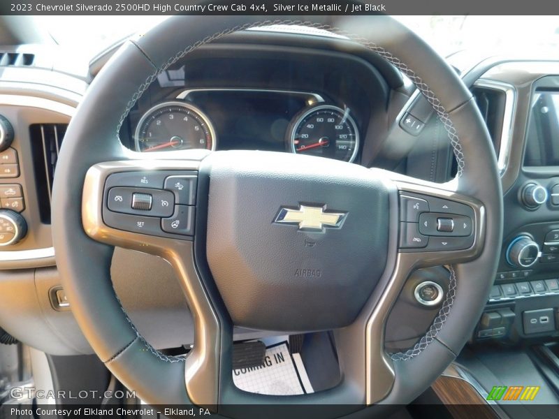 Silver Ice Metallic / Jet Black 2023 Chevrolet Silverado 2500HD High Country Crew Cab 4x4
