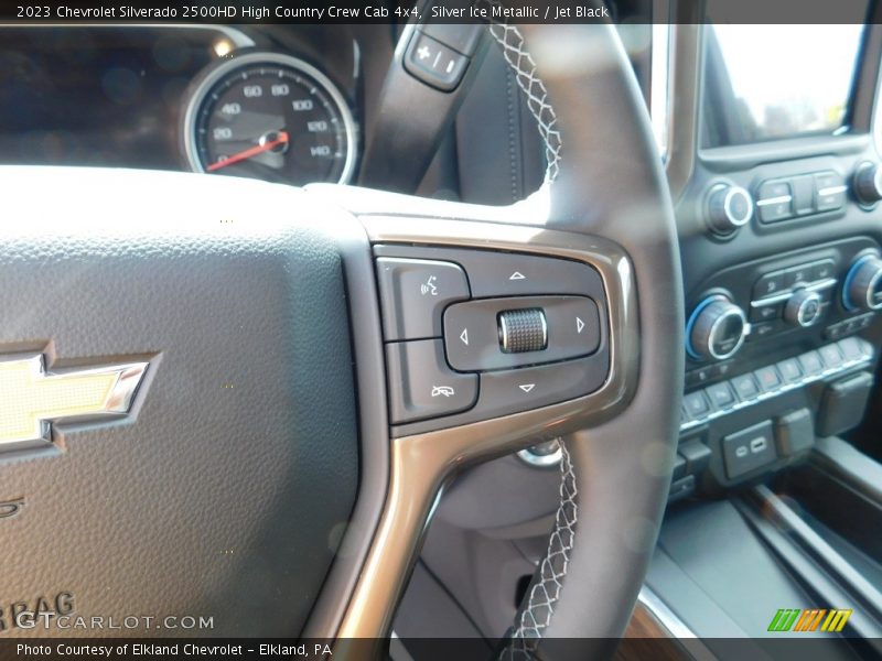 Silver Ice Metallic / Jet Black 2023 Chevrolet Silverado 2500HD High Country Crew Cab 4x4