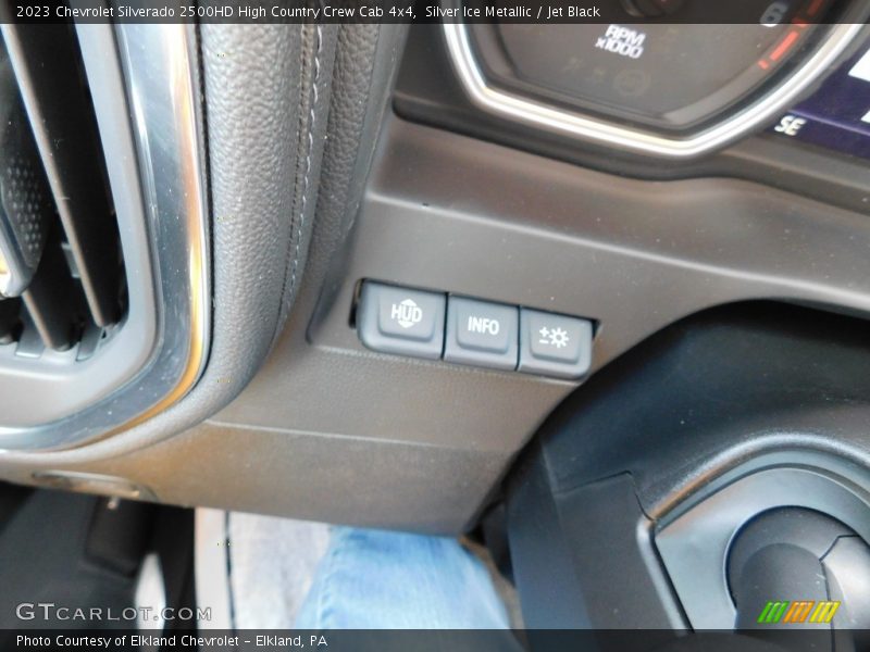 Silver Ice Metallic / Jet Black 2023 Chevrolet Silverado 2500HD High Country Crew Cab 4x4