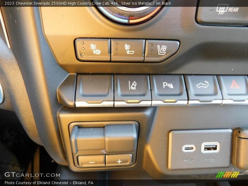 Silver Ice Metallic / Jet Black 2023 Chevrolet Silverado 2500HD High Country Crew Cab 4x4