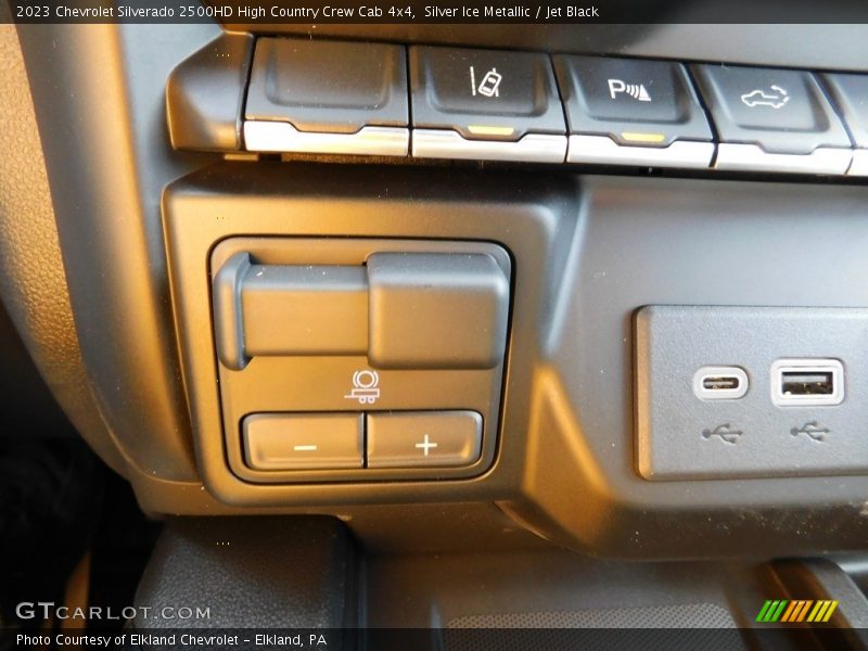 Silver Ice Metallic / Jet Black 2023 Chevrolet Silverado 2500HD High Country Crew Cab 4x4
