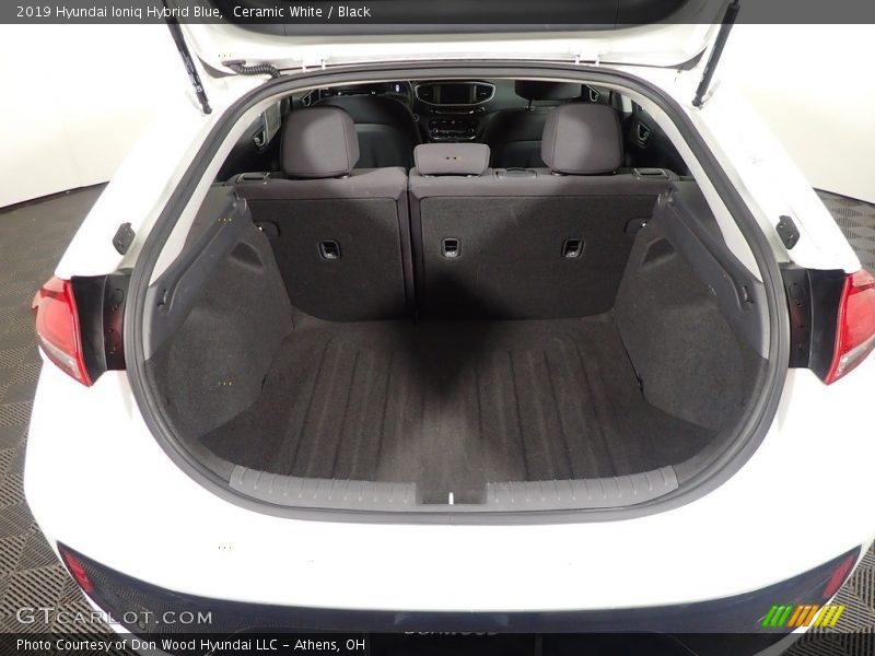 Ceramic White / Black 2019 Hyundai Ioniq Hybrid Blue