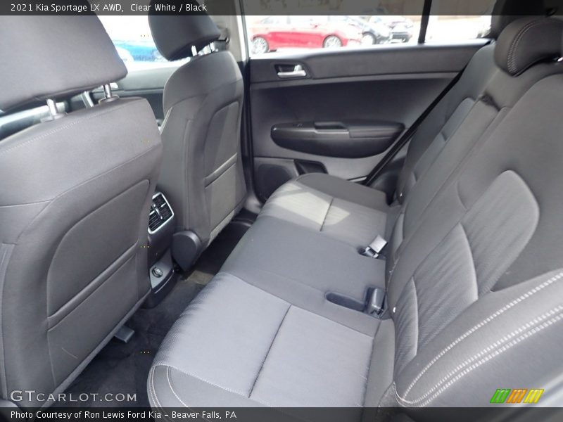 Clear White / Black 2021 Kia Sportage LX AWD