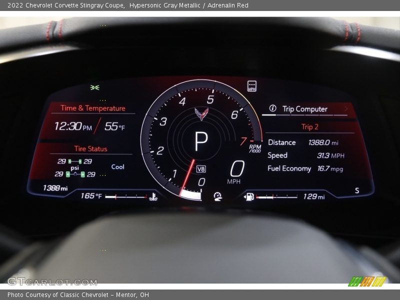  2022 Corvette Stingray Coupe Stingray Coupe Gauges