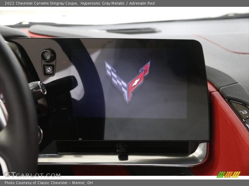Hypersonic Gray Metallic / Adrenalin Red 2022 Chevrolet Corvette Stingray Coupe