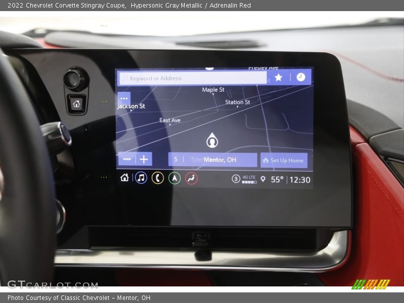 Navigation of 2022 Corvette Stingray Coupe
