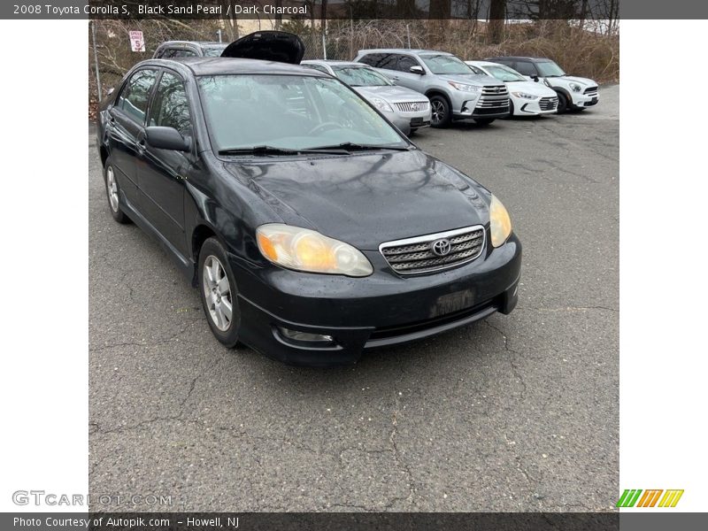Black Sand Pearl / Dark Charcoal 2008 Toyota Corolla S
