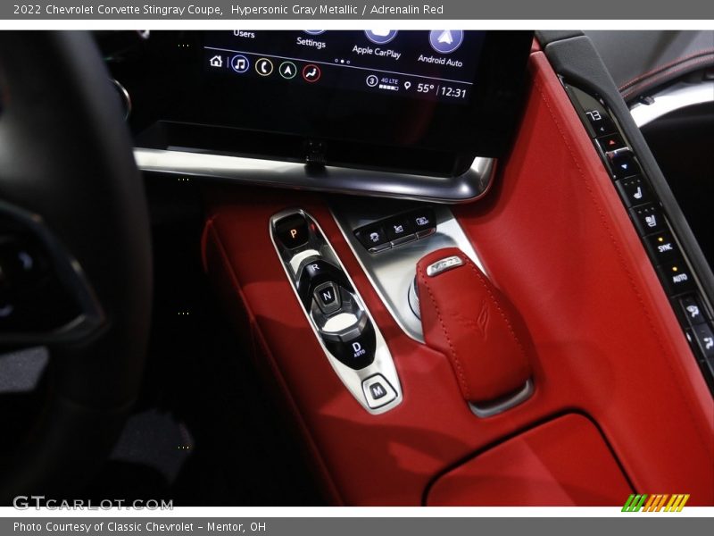 Controls of 2022 Corvette Stingray Coupe