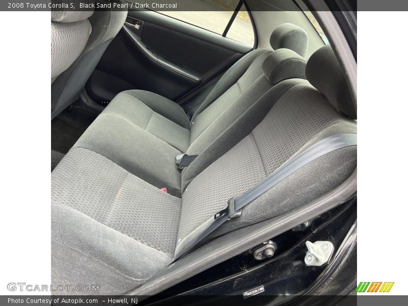 Black Sand Pearl / Dark Charcoal 2008 Toyota Corolla S