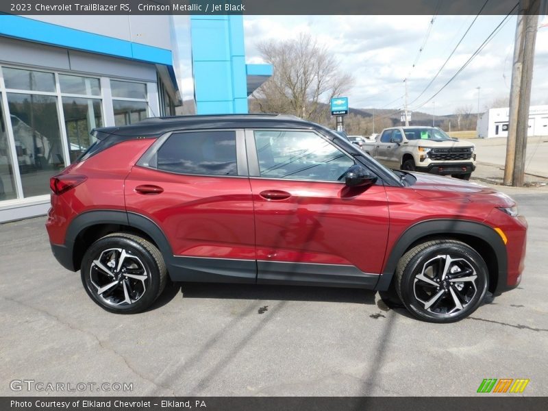 Crimson Metallic / Jet Black 2023 Chevrolet TrailBlazer RS