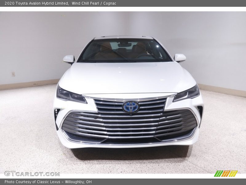 Wind Chill Pearl / Cognac 2020 Toyota Avalon Hybrid Limited