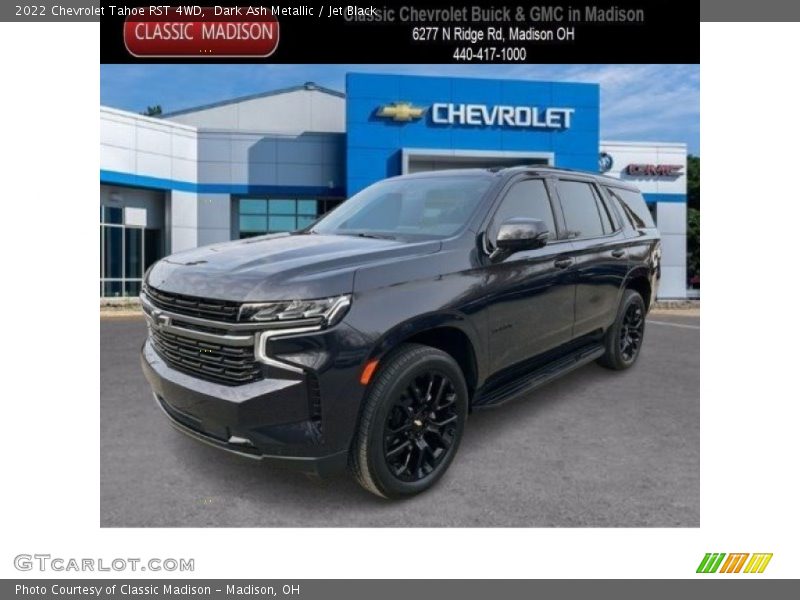 Dark Ash Metallic / Jet Black 2022 Chevrolet Tahoe RST 4WD