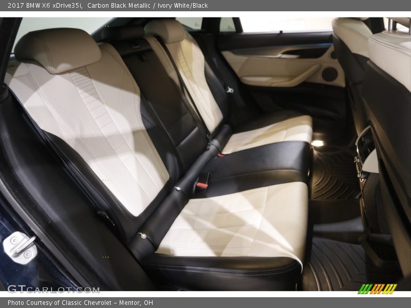 Rear Seat of 2017 X6 xDrive35i