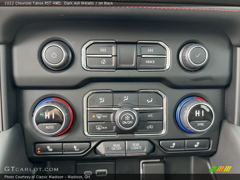 Controls of 2022 Tahoe RST 4WD