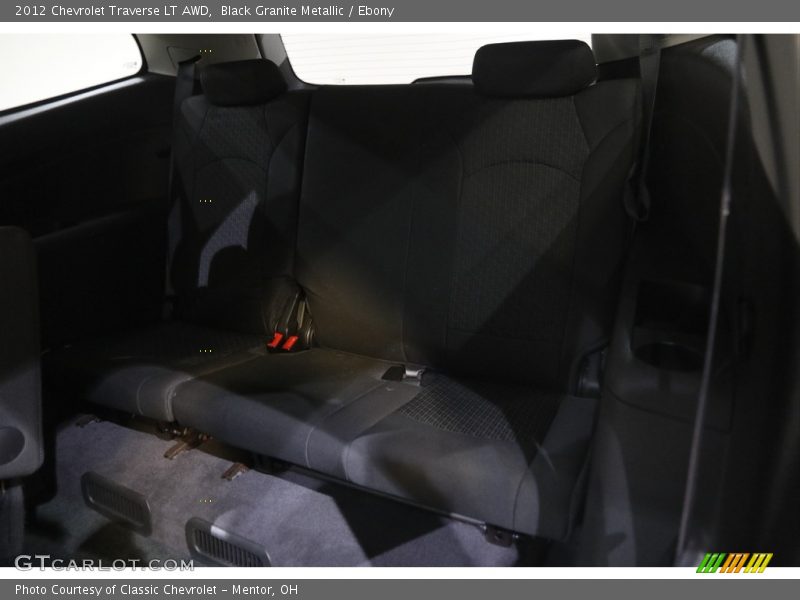 Black Granite Metallic / Ebony 2012 Chevrolet Traverse LT AWD