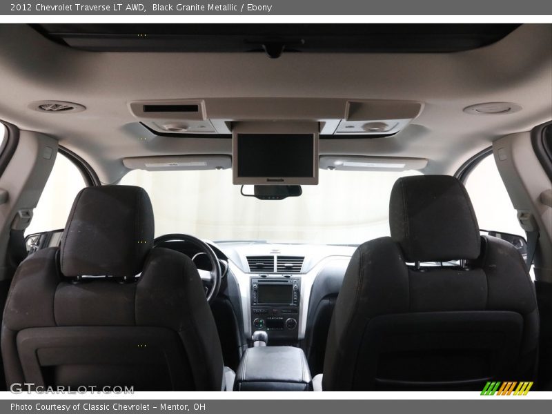 Black Granite Metallic / Ebony 2012 Chevrolet Traverse LT AWD